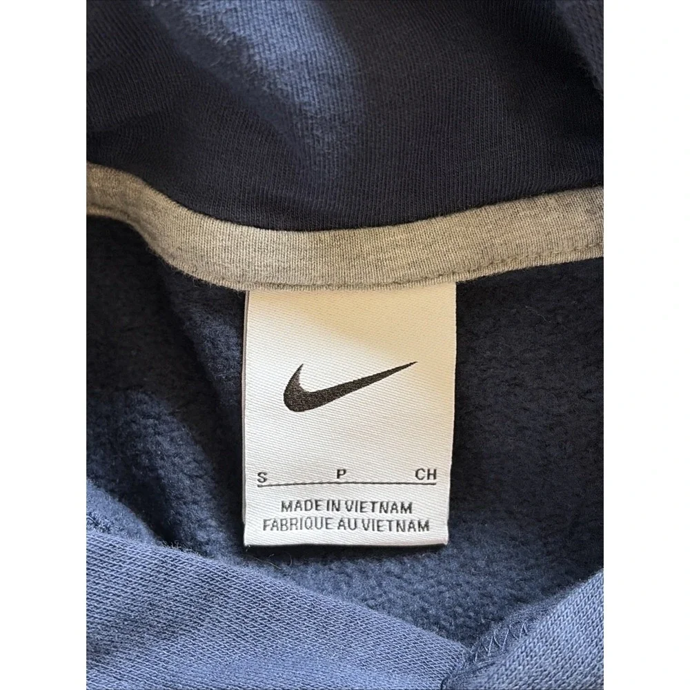 Nike Navy‎ Blue UCONN Huskies Logo Hooded Sweatshirt Hoodie Youth Child Small